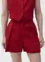 Bermuda Max Granate Talla 38 Mujer Mango