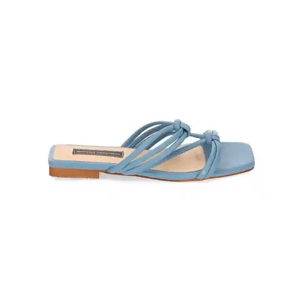 Sandalias Plana Curonta Azul Talla 37