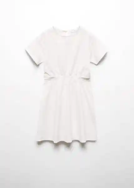 Vestido Ona Offwhite Talla 14 Niñas Mango