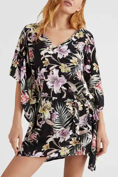 ONeill Vestido Cover up Mix And Match Negro Talla L