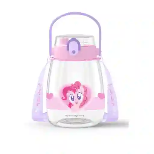 Vaso Plástico Tapa Abatible y Correa Little Pony 1300 mL Miniso