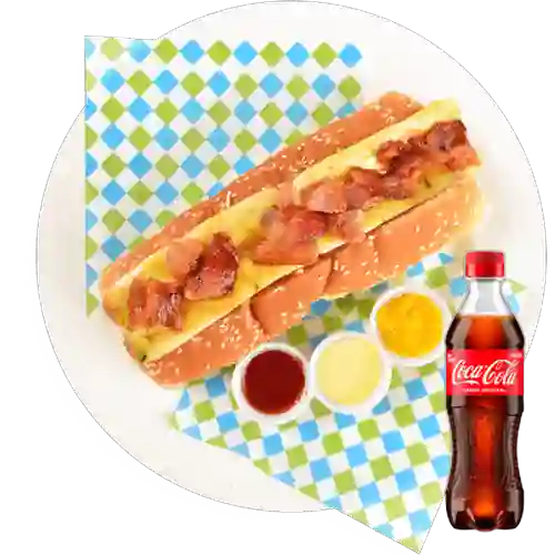 Combo Perro Mr. Burger + Coca Cola Original 400 ml