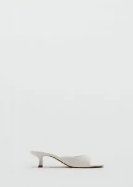 Sandalias Lidia Blanco Talla 38 Mujer Mango