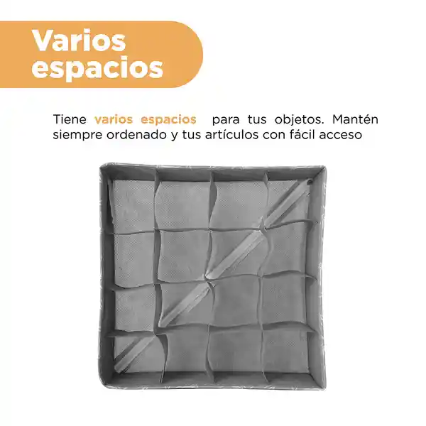 Organizador de Tela Estampado Con Compartimento Miniso