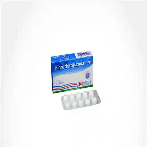 Hidroclorotiazida Ag (25 Mg)