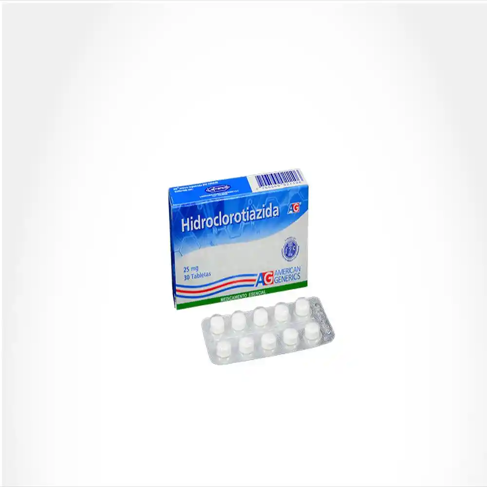 Hidroclorotiazida Ag (25 Mg)