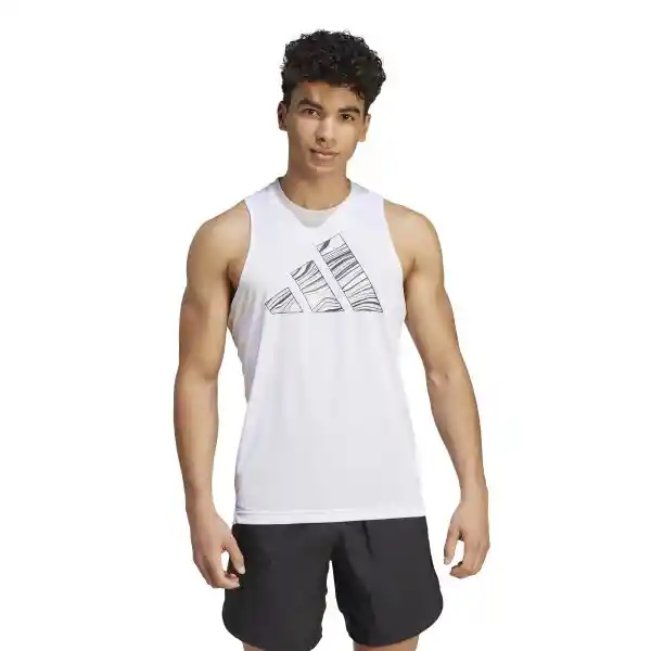 Adidas Camiseta Hiit Entry Tk Para Hombre Blanco Talla L