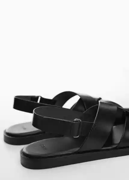 Sandalias Romana Negro Talla 39 Hombre Mango