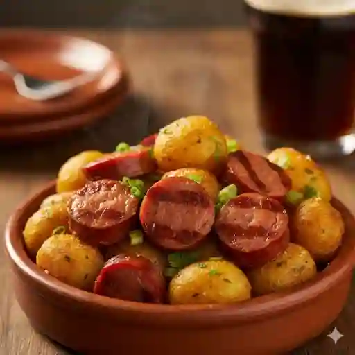 Chorizo con Criolla