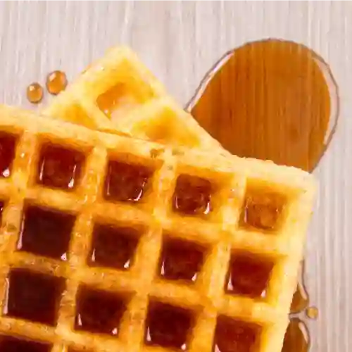 Waffle de Mantequilla y Sirope