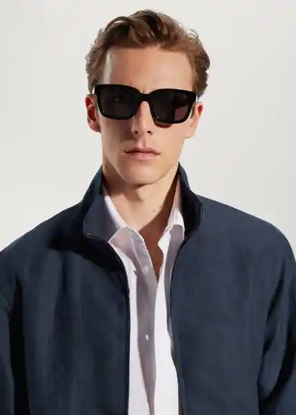 Chaqueta Pula Navy Talla M Hombre Mango