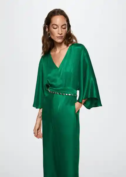 Mono Hoja-A Verde Talla Xs Mujer Mango