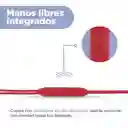 Audífonos Magnéticos de Cable Metal Mod Pa506 Rojo Miniso