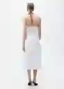 Vestido Valenti Offwhite Talla S Mujer Mango