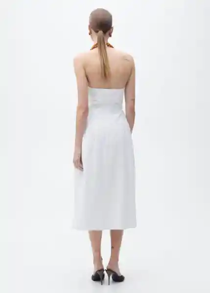 Vestido Valenti Offwhite Talla S Mujer Mango