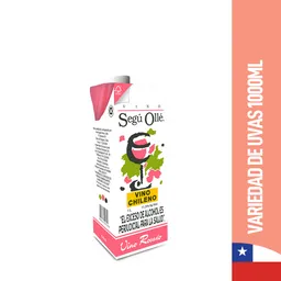 Segú Ollé Vino Rosado Variedad de Uvas Tetrapack