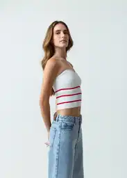 Suéter Tejido Mujer Crudo Puro Talla L 481G015 Naf Naf