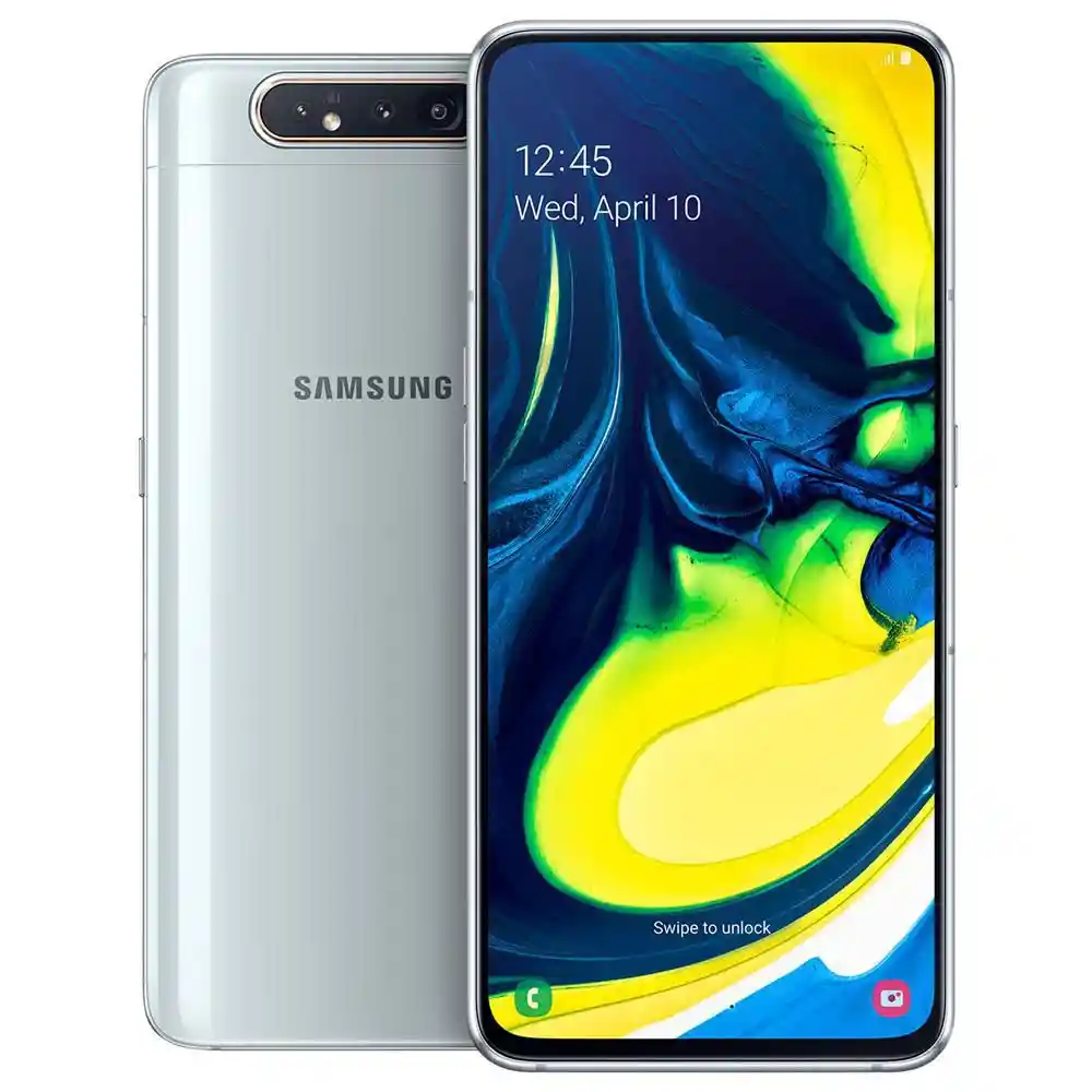 Samsung Galaxy A80 Plateado + Parlante