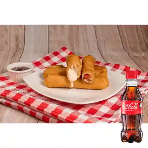Combo Palito de Queso Mozarella + Coca-cola 250 ml