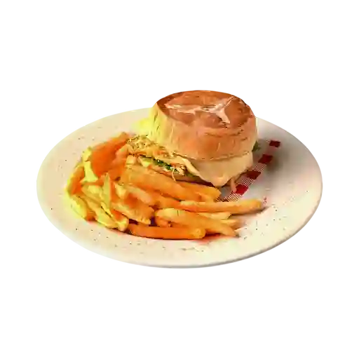 Sándwich de Pollo Desmechado