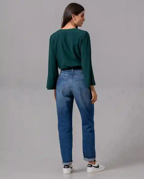 Camisa Mujer Verde Myrica Oscuro Talla S 66002 Rifle