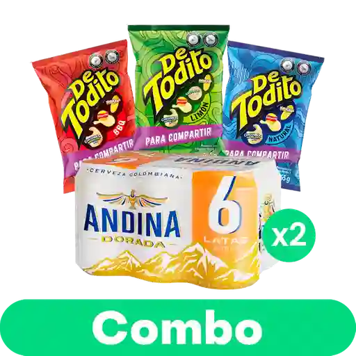 Combo 3 Pack de Todito + 6Pack Andina