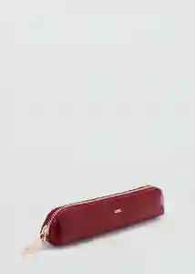 Estuche Leonor Rojo Talla 99 Mujer Mango