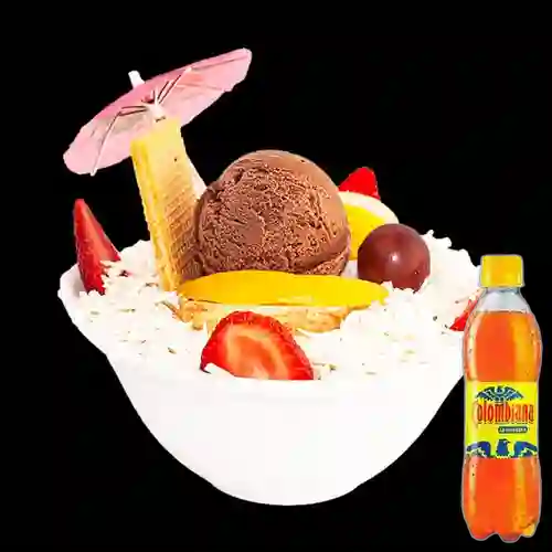 Combo Ensalada Junior con Helado + Colombiana 400 ml