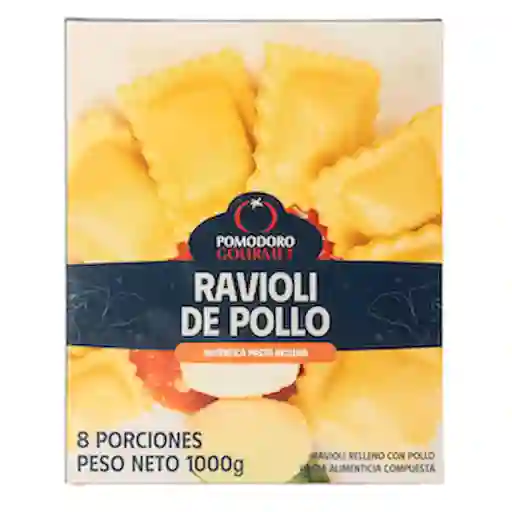 Pomodoro Gourmet Ravioli Rellenos de Pollo