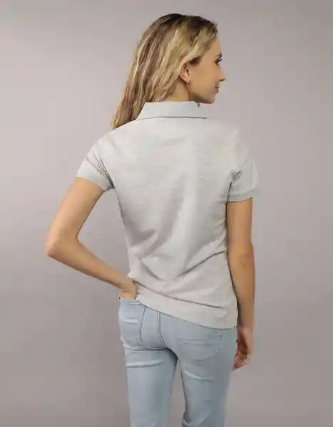 Camiseta Mujer Gris Talla MEDIUM 9899050 American Eagle