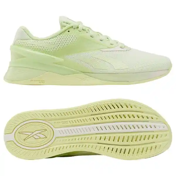 Reebok Tenis Nano X3 Mujer Verde Talla 6.5 Ref: 100033776