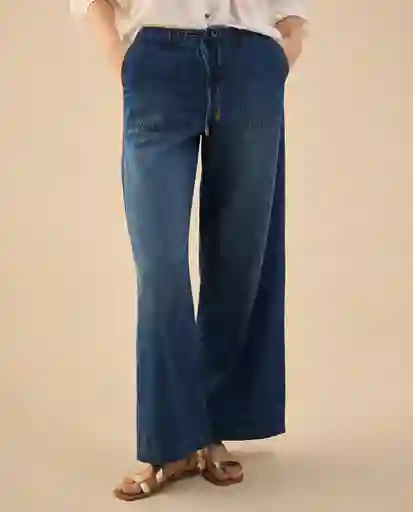 Jean Azul Rivera Medio Talla 6 672G005 Esprit
