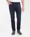 Jean Straight Fit Azul Dark Ultraoscuro Talla 34/32 Chevignon