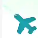 Inkanta Etiqueta Avión Azul