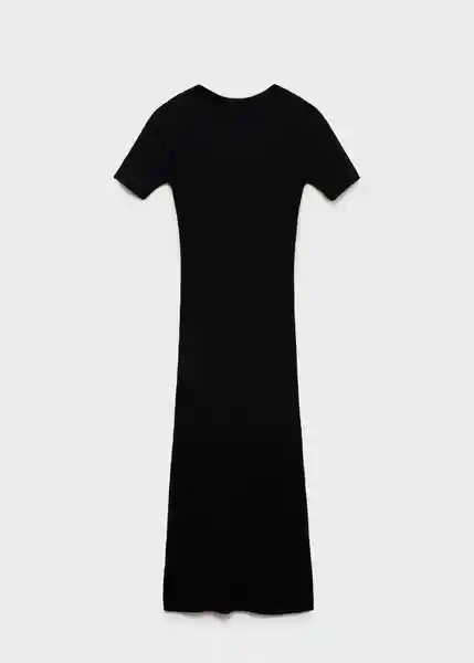 Vestido Nenufar Negro Talla M Mujer Mango