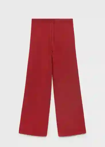 Pantalón Vella Rojo Talla M Mujer Mango