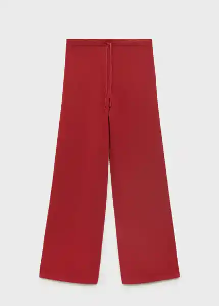 Pantalón Vella Rojo Talla M Mujer Mango