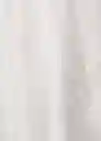 Vestido Moss Blanco Talla S Mujer Mango