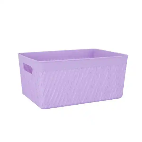 Organizador de Plástico Lila 25.5 cm L Miniso