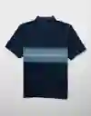 Camiseta Polo Hombre Azul Talla: X-LARGE 4395410 American Eagle