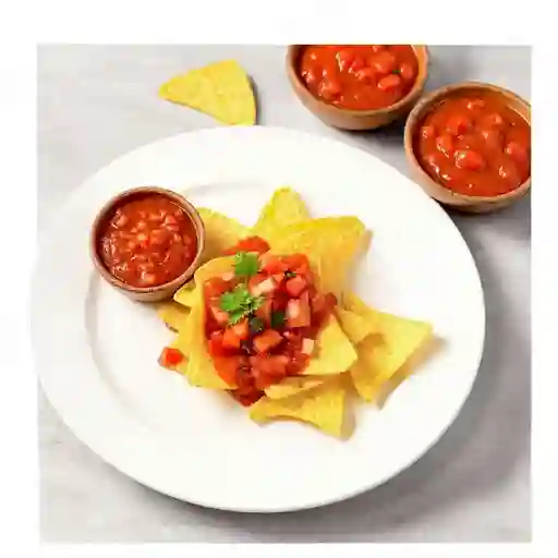 Chips y Salsa Roja