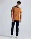  Camiseta Hombre Cafe Talla Xs 801E007 AMERICANINO 