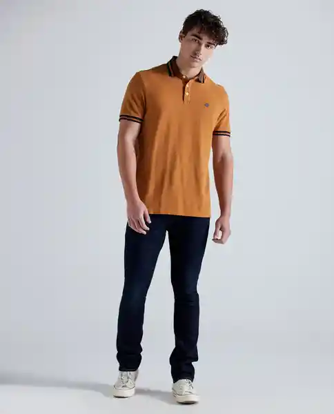  Camiseta Hombre Cafe Talla Xs 801E007 AMERICANINO 