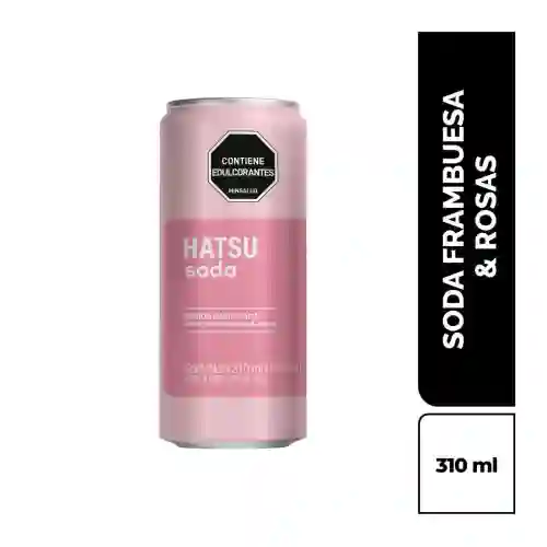 Soda Hatsu Frambuesa y Rosas 310 ml