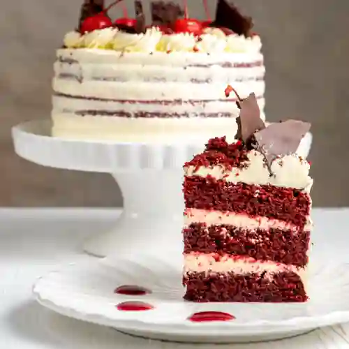 Porción de Torta Red Velvet