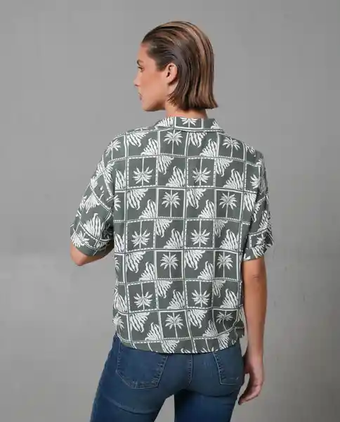 Camisa Mujer Verde Talla S 219G015_VER176009 Rifle