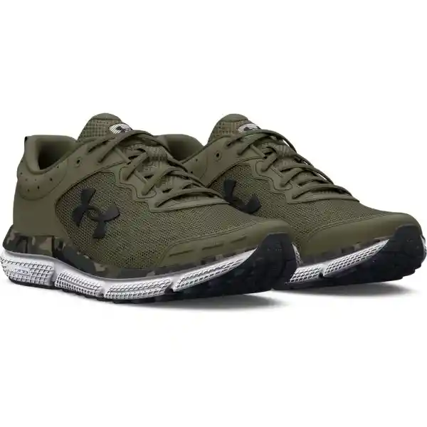 Under Armour Tenis Charged Assert 10 Camo Hombre Verde 8.5