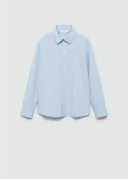 Camisa Valentin Celeste Talla 12 Niños Mango