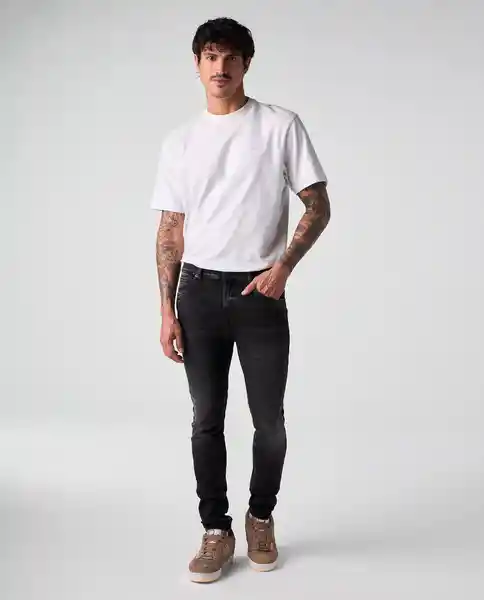 Jean Hombre Negro Talla 34 532G605_NEG194004