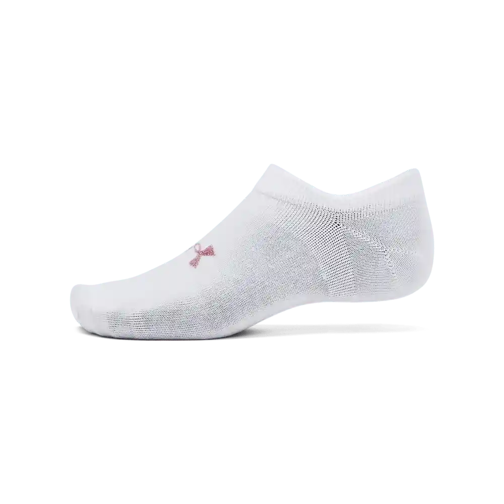 Under Armour Medias Essential no Show Hombre Blanco SM